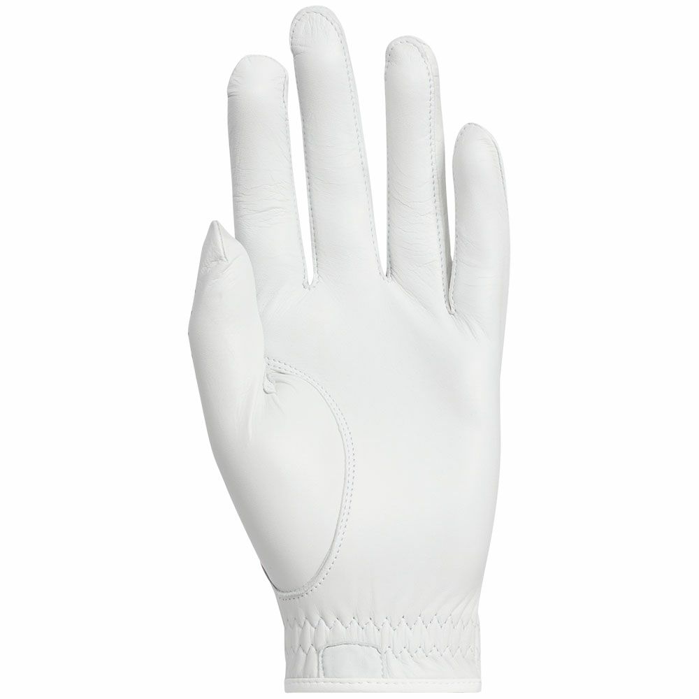 アディダス adidas　PRO LEATHER レザー メンズ ゴルフグローブ KVH40 JE7173 ホワイト　2025年モデル 詳細1