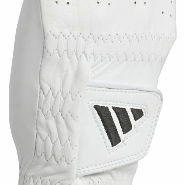 アディダス adidas　PRO LEATHER レザー メンズ ゴルフグローブ KVH40 JE7173 ホワイト　2025年モデル 詳細3