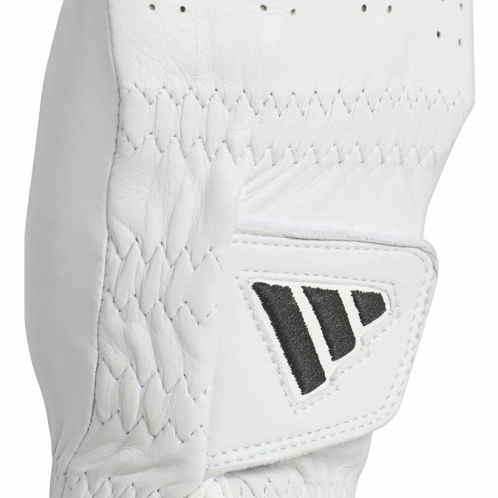 アディダス adidas　PRO LEATHER レザー メンズ ゴルフグローブ KVH40 JE7173 ホワイト　2025年モデル 詳細3
