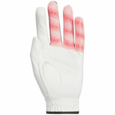 アディダス adidas　ADIZERO アディゼロ メンズ ゴルフグローブ KVH42 JE7177 ホワイト/ルシッドレッド　2025年モデル 詳細1