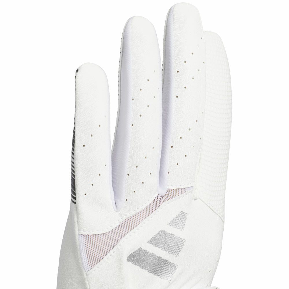 アディダス adidas　ADIZERO アディゼロ メンズ ゴルフグローブ KVH42 JE7178 ホワイト/ブラック　2025年モデル 詳細3