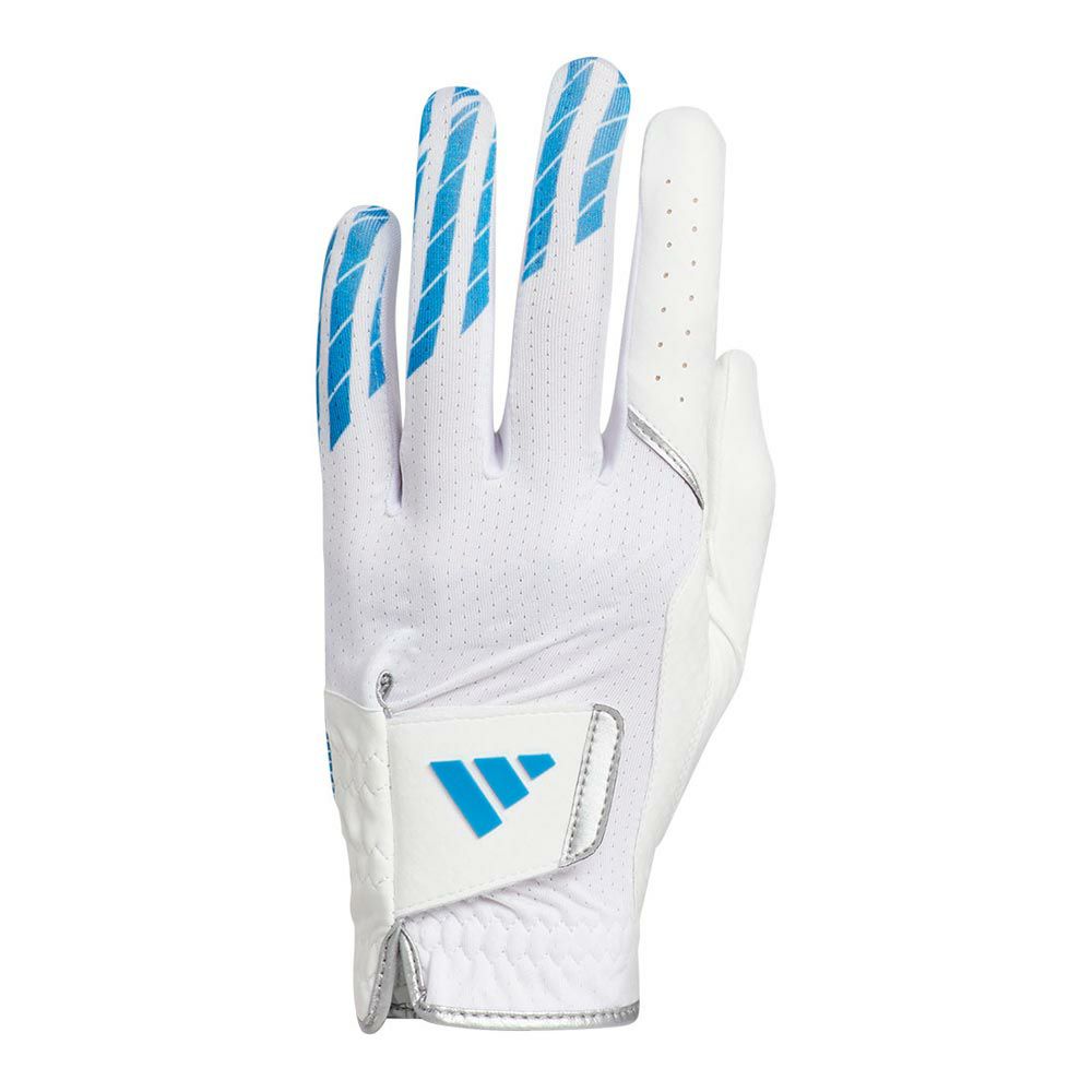 アディダス adidas　COOL クール ハイグリップ25 メンズ ゴルフグローブ KVH41 JE7174 ホワイト/ブライトブルー　2025年モデル
