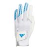 アディダス adidas　COOL クール ハイグリップ25 メンズ ゴルフグローブ KVH41 JE7174 ホワイト/ブライトブルー　2025年モデル