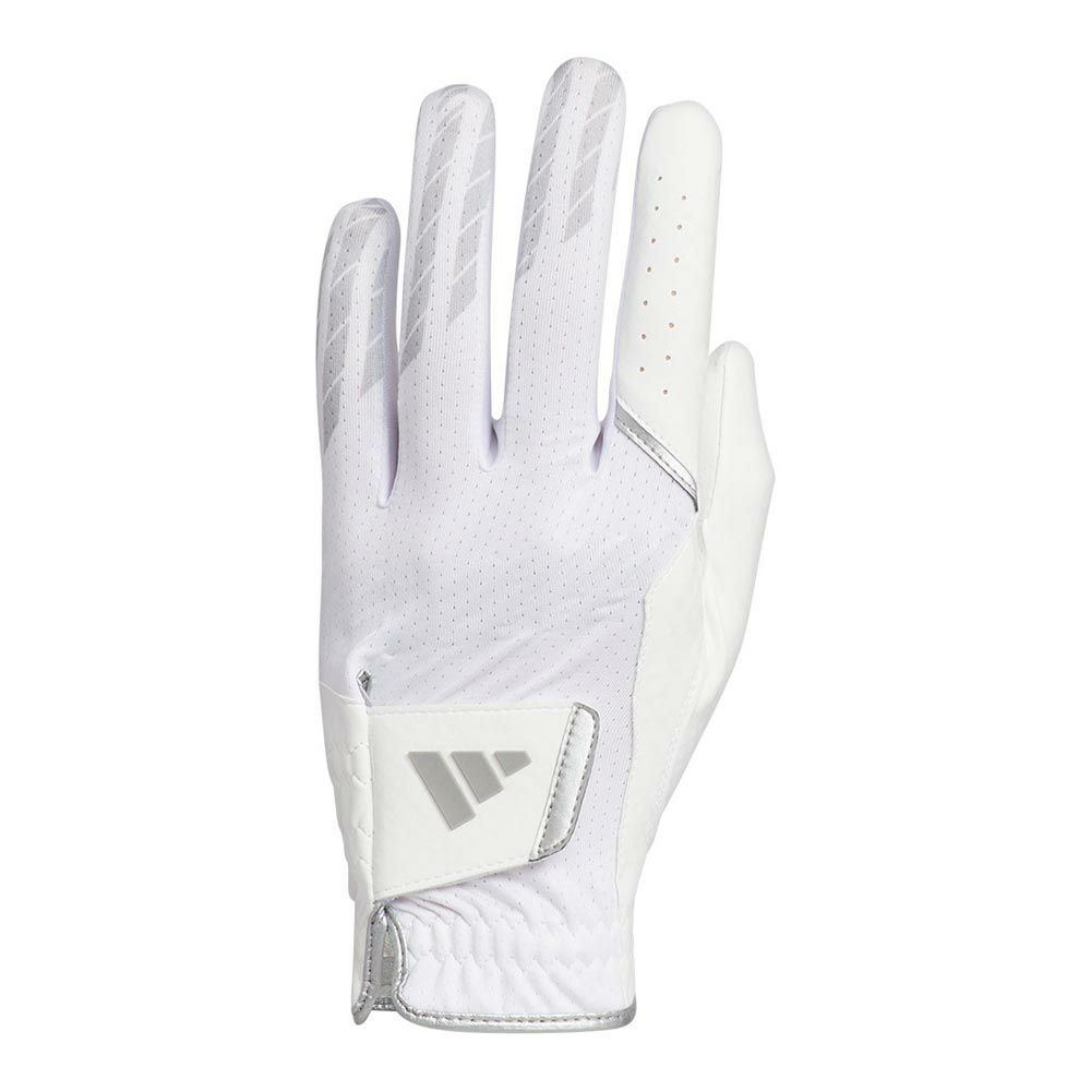アディダス adidas　COOL クール ハイグリップ25 メンズ ゴルフグローブ KVH41 JE7175 ホワイト/グレーツー　2025年モデル