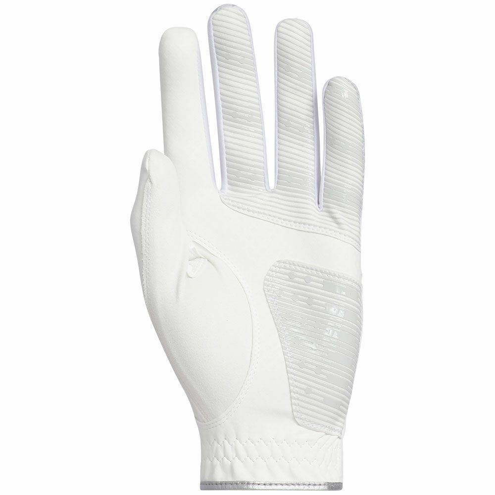 アディダス adidas　COOL クール ハイグリップ25 メンズ ゴルフグローブ KVH41 JE7175 ホワイト/グレーツー　2025年モデル 詳細1