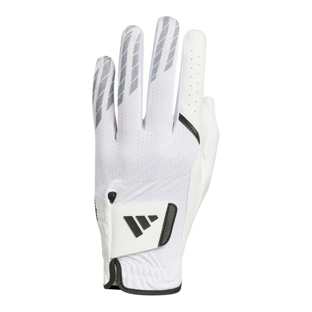 アディダス adidas　COOL クール ハイグリップ 25 メンズ ゴルフグローブ KVH41 JE7176 ホワイト/ブラック　2025年モデル