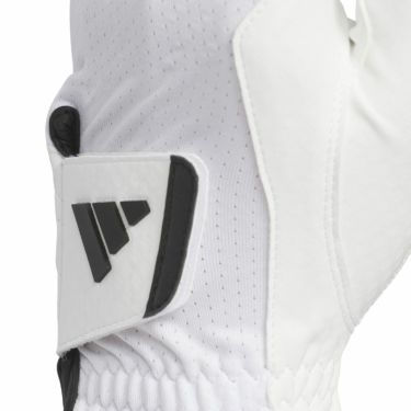 アディダス adidas　COOL クール ハイグリップ 25 メンズ ゴルフグローブ KVH41 JE7176 ホワイト/ブラック　2025年モデル　詳細4