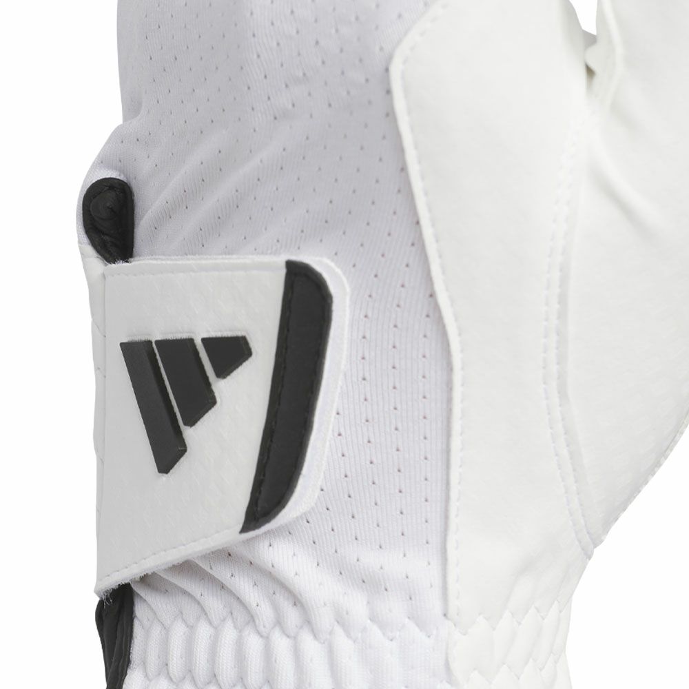 アディダス adidas　COOL クール ハイグリップ 25 メンズ ゴルフグローブ KVH41 JE7176 ホワイト/ブラック　2025年モデル　詳細4