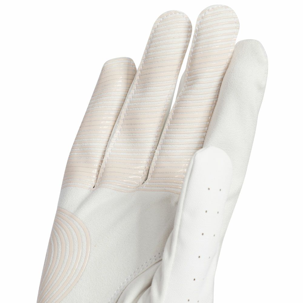 アディダス adidas　W ADIZERO ライト ＆ コンフォート ペア 両手用 　レディース ゴルフグローブ KVH44 JE7183 ホワイト/ワンダータープ　2025年モデル 詳細1
