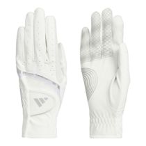 アディダス adidas　W ADIZERO ライト ＆ コンフォート ペア　両手用 レディース ゴルフグローブ KVH44 JE7182 ホワイト/グレーツー　2025年モデル