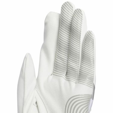 アディダス adidas　W ADIZERO ライト ＆ コンフォート ペア　両手用 レディース ゴルフグローブ KVH44 JE7182 ホワイト/グレーツー　2025年モデル 詳細1