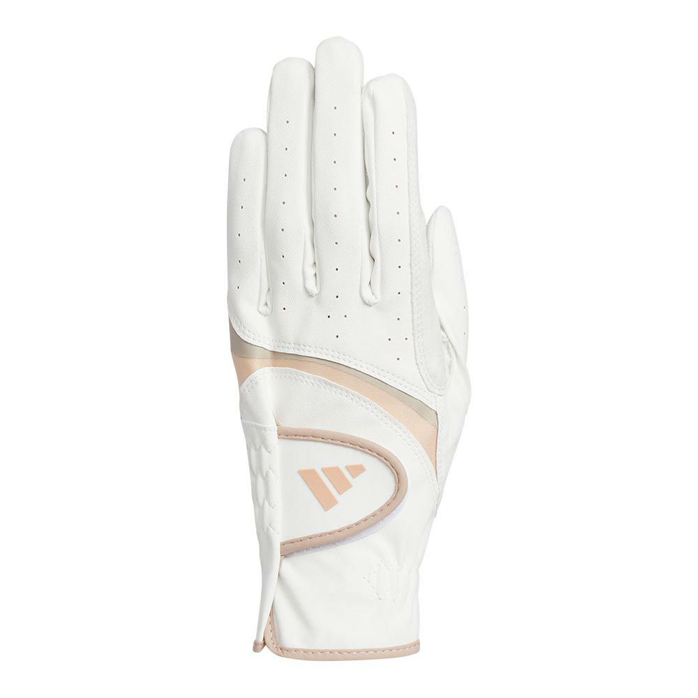 アディダス adidas　W ADIZERO ライト ＆ コンフォート レディース ゴルフグローブ KVH38 JE7157 ホワイト/ワンダータープ　2025年モデル
