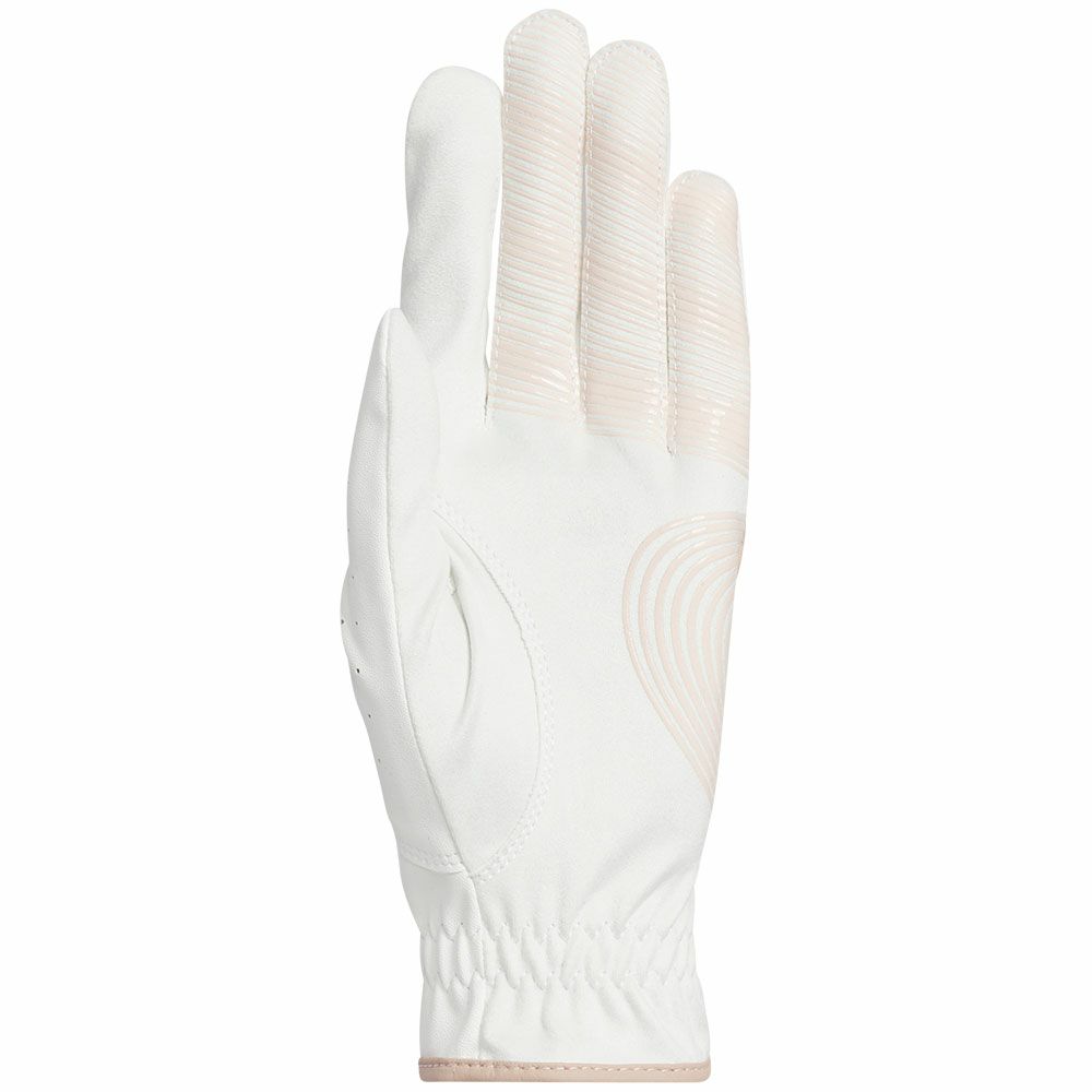 アディダス adidas　W ADIZERO ライト ＆ コンフォート レディース ゴルフグローブ KVH38 JE7157 ホワイト/ワンダータープ　2025年モデル 詳細1