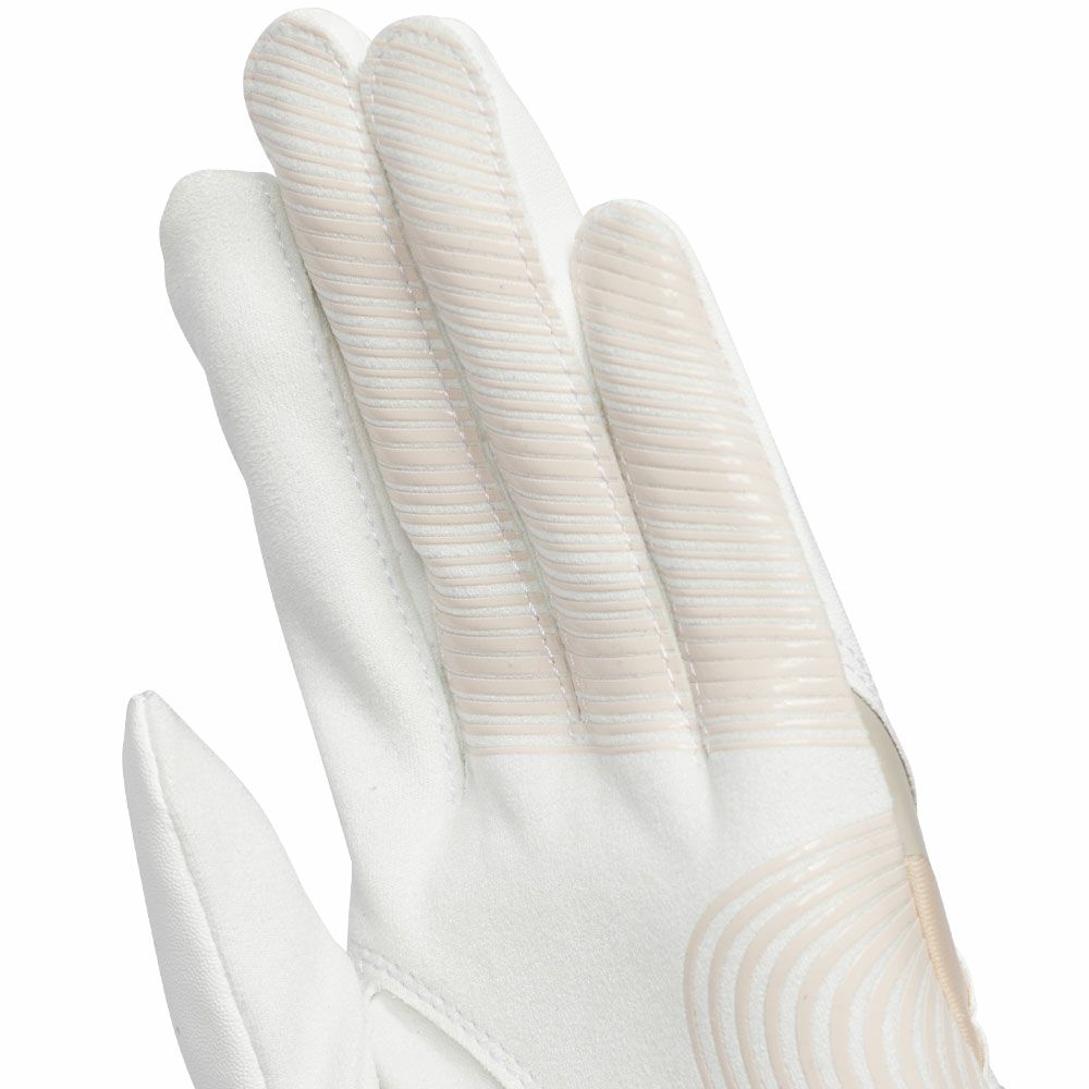 アディダス adidas　W ADIZERO ライト ＆ コンフォート レディース ゴルフグローブ KVH38 JE7157 ホワイト/ワンダータープ　2025年モデル 詳細2