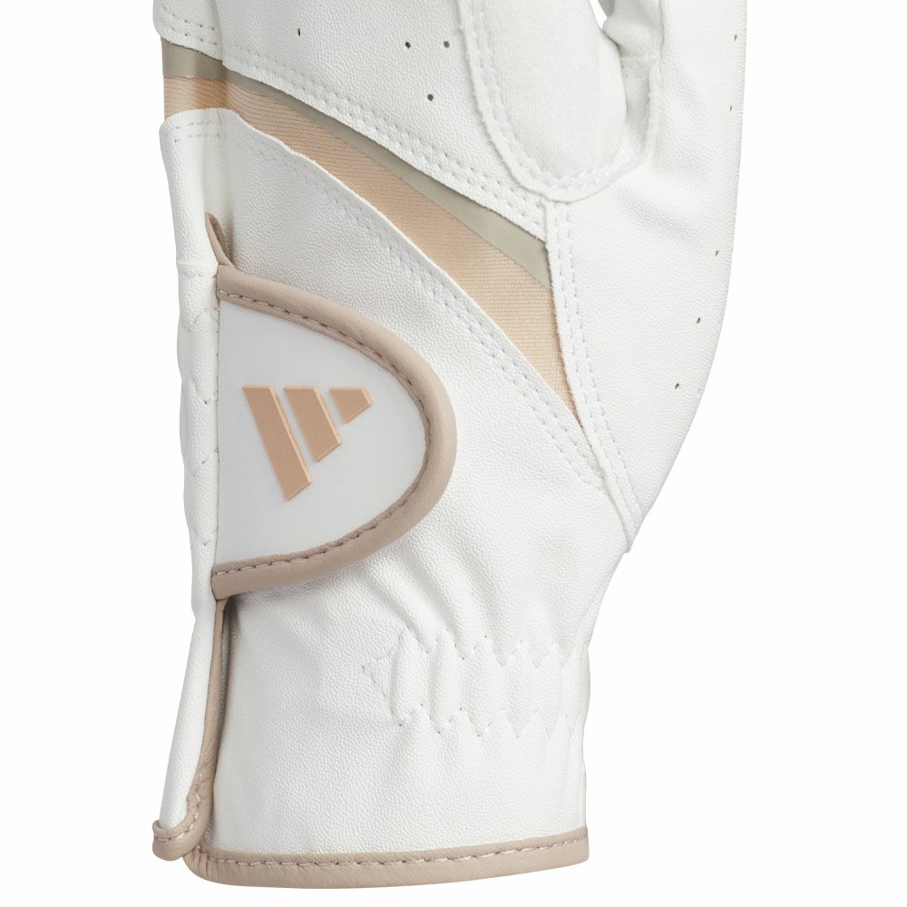 アディダス adidas　W ADIZERO ライト ＆ コンフォート レディース ゴルフグローブ KVH38 JE7157 ホワイト/ワンダータープ　2025年モデル 詳細3