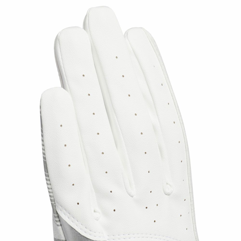 アディダス adidas　W ADIZERO ライト ＆ コンフォート レディース ゴルフグローブ KVH38 JE7156 ホワイト/グレーツー　2025年モデル 詳細2