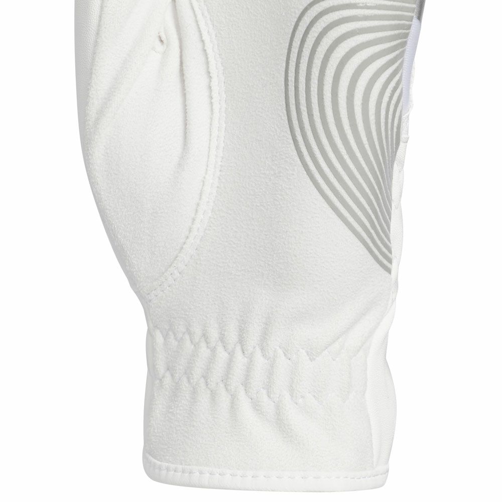 アディダス adidas　W ADIZERO ライト ＆ コンフォート レディース ゴルフグローブ KVH38 JE7156 ホワイト/グレーツー　2025年モデル 詳細3