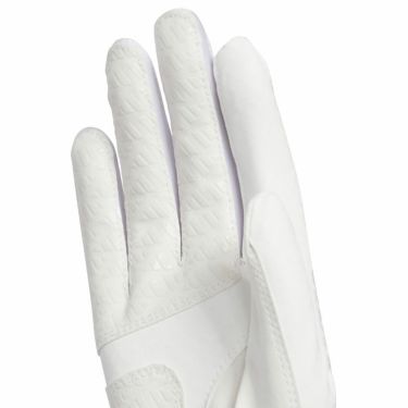  アディダス adidas　W COOL クール ハイグリップ 25 ペア　両手用 レディース ゴルフグローブ KVH39 JE7162 ホワイト/シルバーメタリック　2025年モデル 詳細1