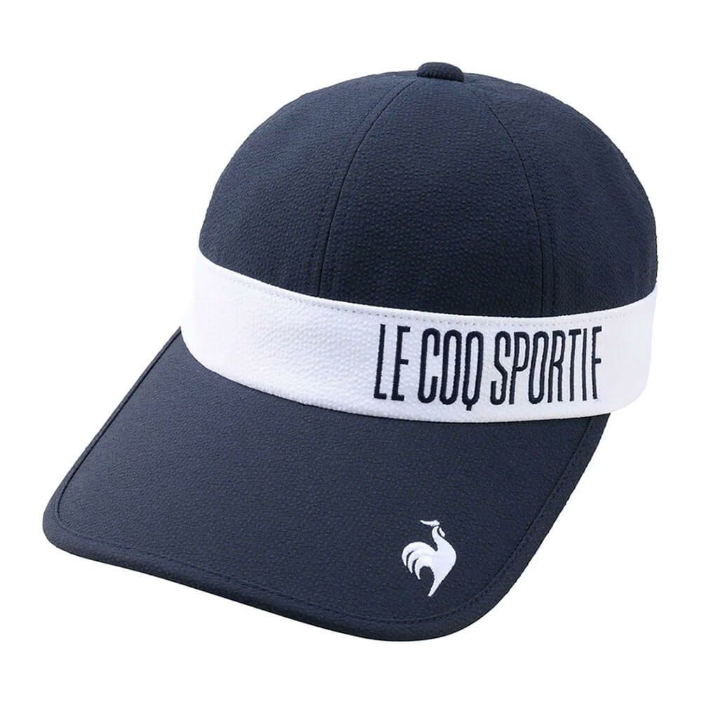 ルコック Le coq sportif　レディース まぶしさ軽減 キャップ LG5SCP04L NV00 ネイビー　2025年モデル ネイビー