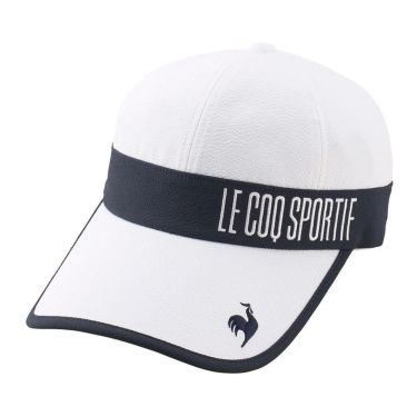 ルコック Le coq sportif　レディース まぶしさ軽減 キャップ LG5SCP04L WH00 ホワイト　2025年モデル ホワイト