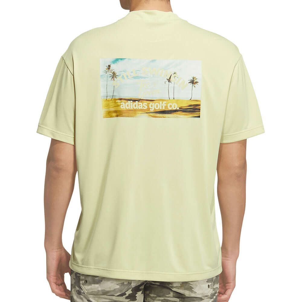 アディダス adidas　HEAT.RDY バックグラフィック モックネック Tシャツ KTI83　2025年モデル 詳細2