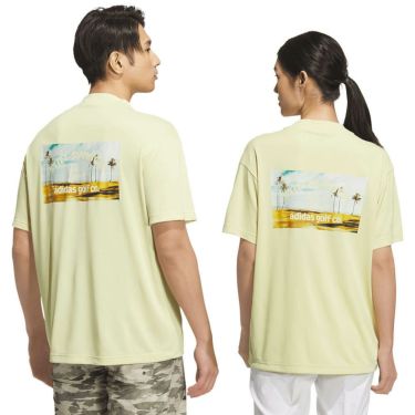 アディダス adidas　HEAT.RDY バックグラフィック モックネック Tシャツ KTI83　2025年モデル 詳細4