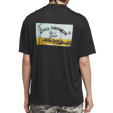 アディダス adidas　HEAT.RDY バックグラフィック モックネック Tシャツ KTI83　2025年モデル 詳細6