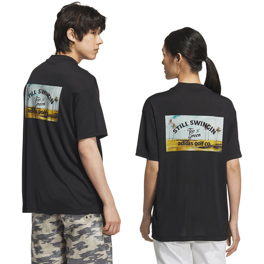 アディダス adidas　HEAT.RDY バックグラフィック モックネック Tシャツ KTI83　2025年モデル 詳細8