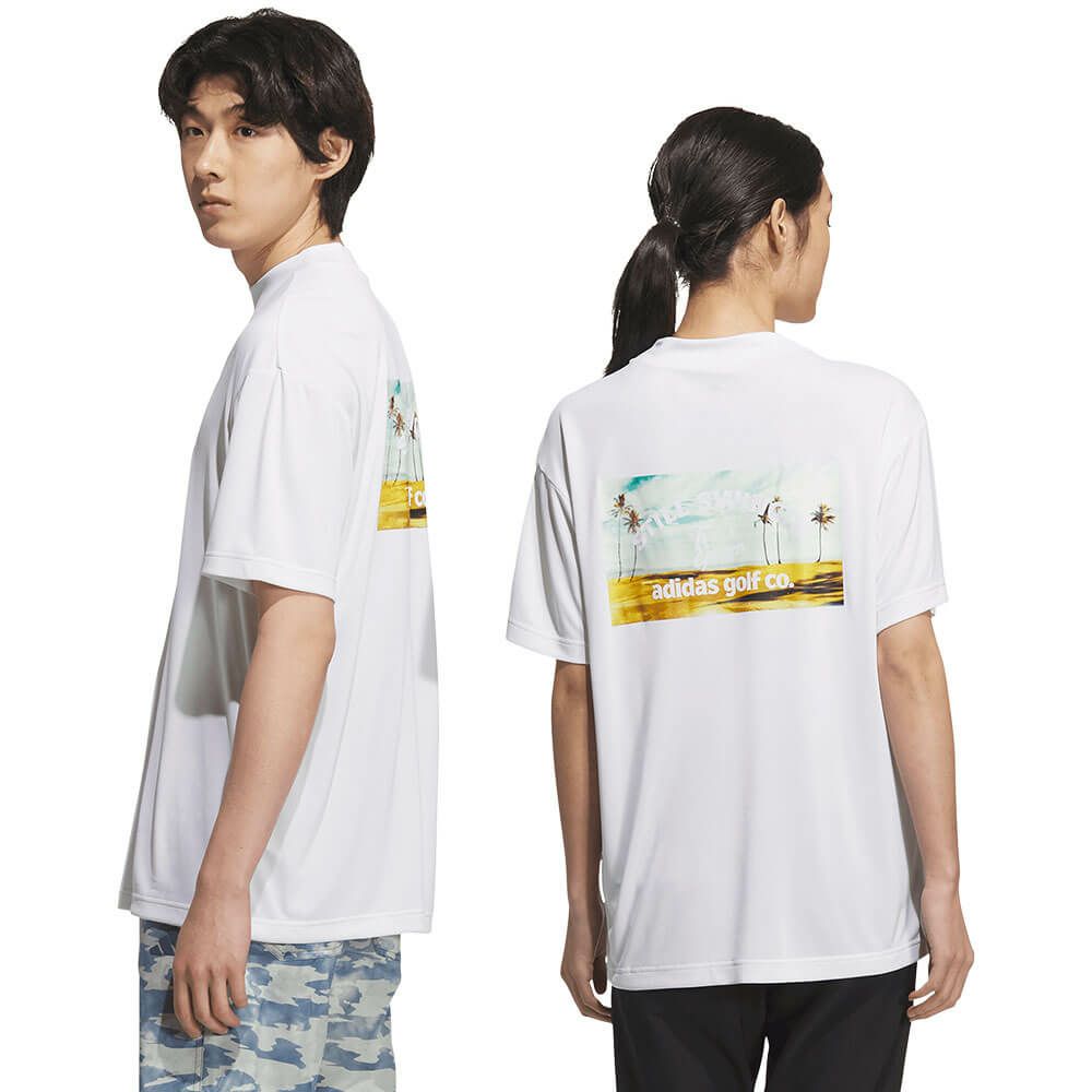 アディダス adidas　HEAT.RDY バックグラフィック モックネック Tシャツ KTI83　2025年モデル 詳細12