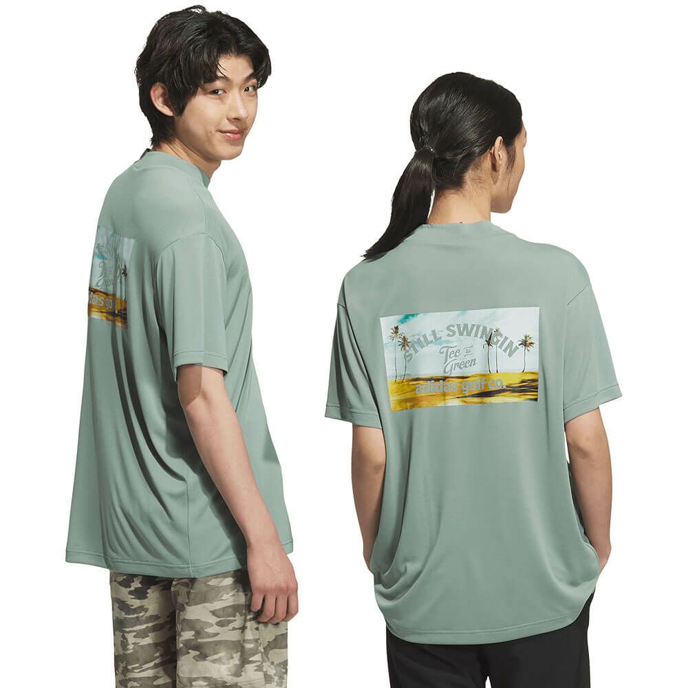 アディダス adidas　HEAT.RDY バックグラフィック モックネック Tシャツ KTI83　2025年モデル 詳細18