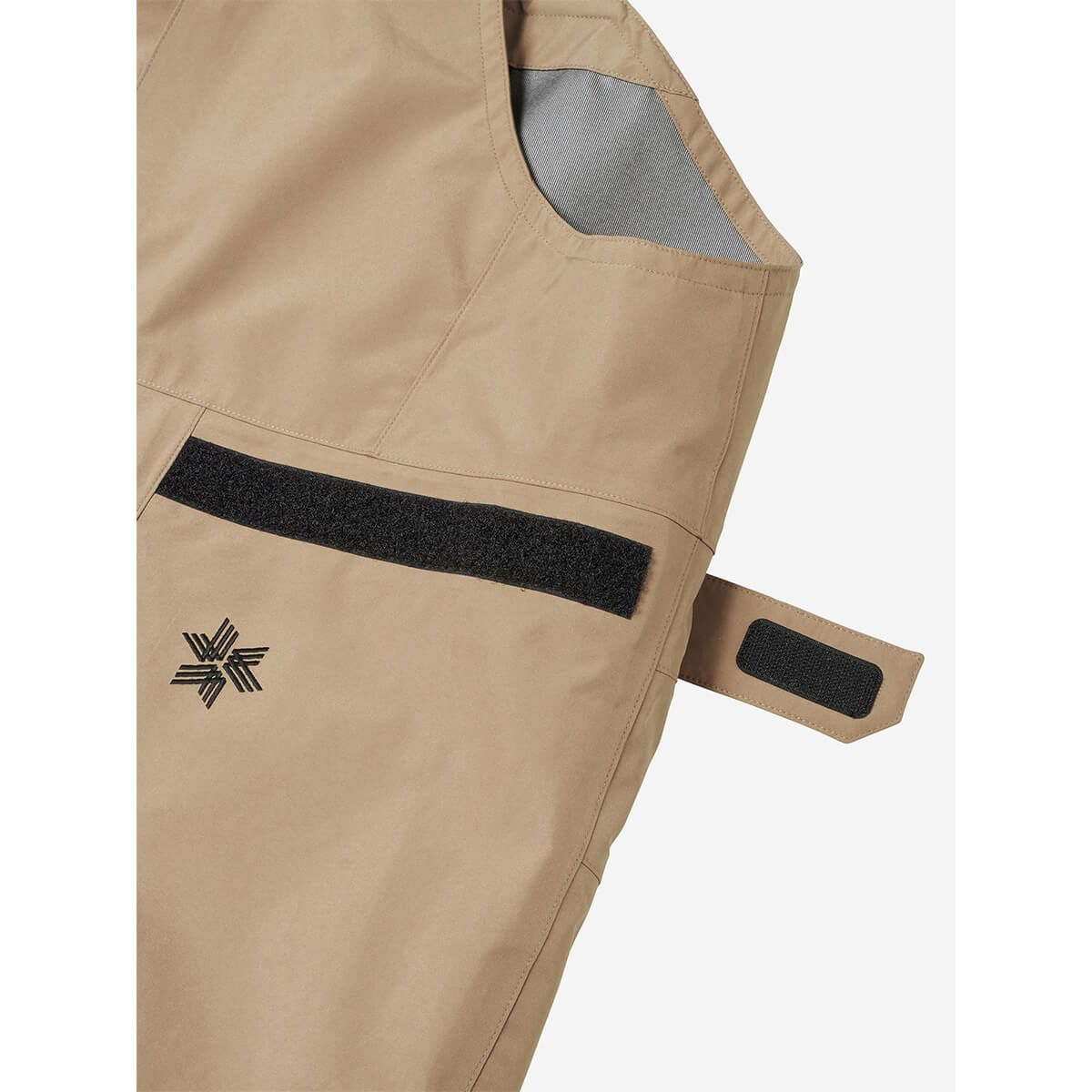 ゴールドウイン GOLDWIN　スキー スノーボードウェア ゴアテックス 3レイヤー カーゴビブパンツ GORE-TEX 3L Cargo Bib G34351-GT 2024-2025 GRAYISH TAUPE 詳細7
