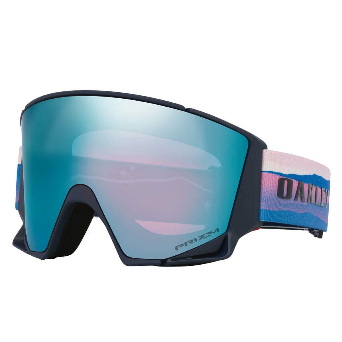 オークリー OAKLEY　FLOW SCAPE L ASIA フローエスケイプ ボーナスレンズ付き MIKEALA SHIFFRIN SIGNATURE/PRIZM SAPPHIRE IRIDIUM ＆ PRIZM ICED IRIDIUM　スキー スノーボードゴーグル 2025-2026