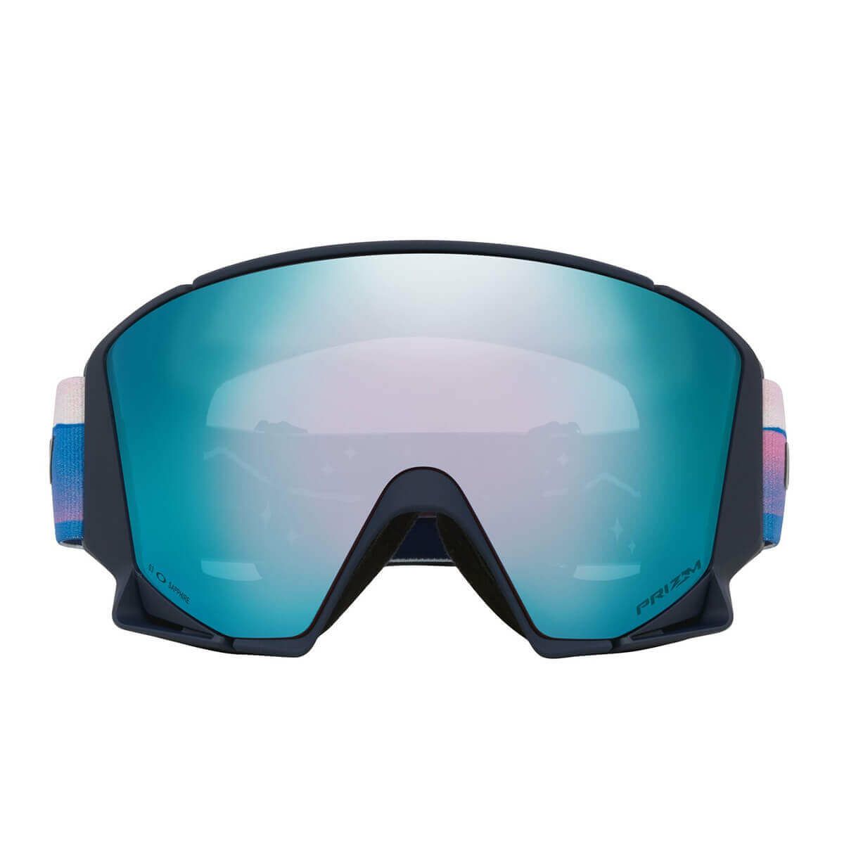 オークリー OAKLEY　FLOW SCAPE L ASIA フローエスケイプ ボーナスレンズ付き MIKEALA SHIFFRIN SIGNATURE/PRIZM SAPPHIRE IRIDIUM ＆ PRIZM ICED IRIDIUM　スキー スノーボードゴーグル 2025-2026 詳細2