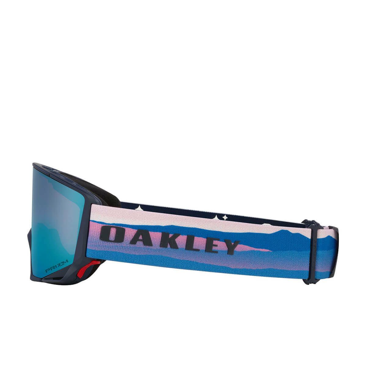 オークリー OAKLEY　FLOW SCAPE L ASIA フローエスケイプ ボーナスレンズ付き MIKEALA SHIFFRIN SIGNATURE/PRIZM SAPPHIRE IRIDIUM ＆ PRIZM ICED IRIDIUM　スキー スノーボードゴーグル 2025-2026 詳細3