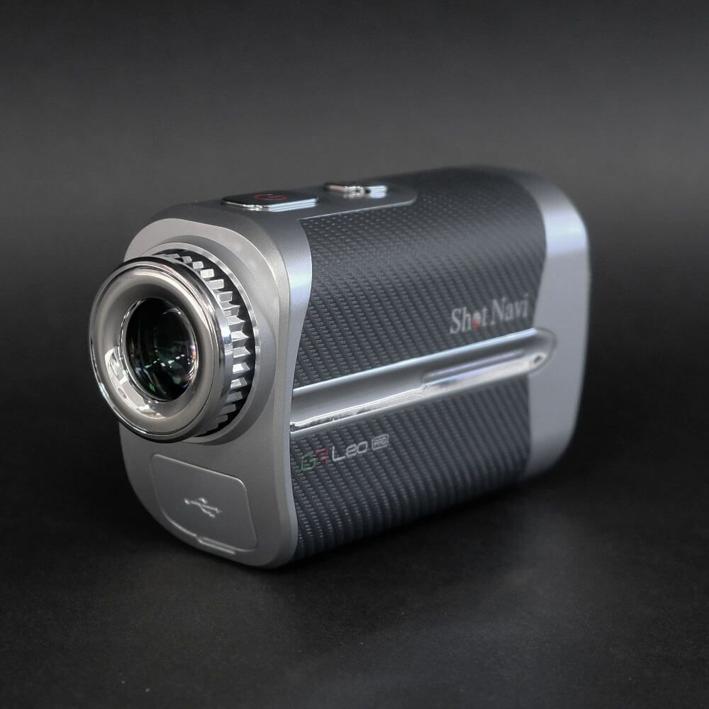 ショットナビ　レーザー距離計　Voice Laser GR Leo PRO ボイス レーザー グリーン＆レッド レオ プロ　カーボングレー カーボングレー 画像4