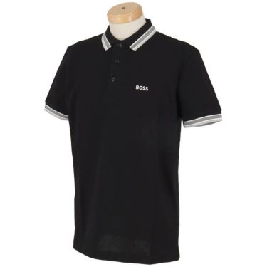 ボス BOSS　Paddy ポロシャツ コットンピケ ロゴアンダーカラー 半袖 ポロシャツ 50469055 画像3
