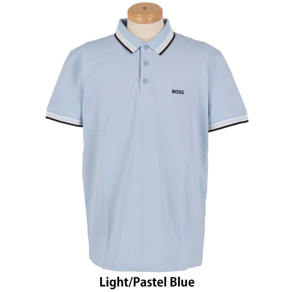 ボス BOSS　Paddy ポロシャツ コットンピケ ロゴアンダーカラー 半袖 ポロシャツ 50469055 画像4