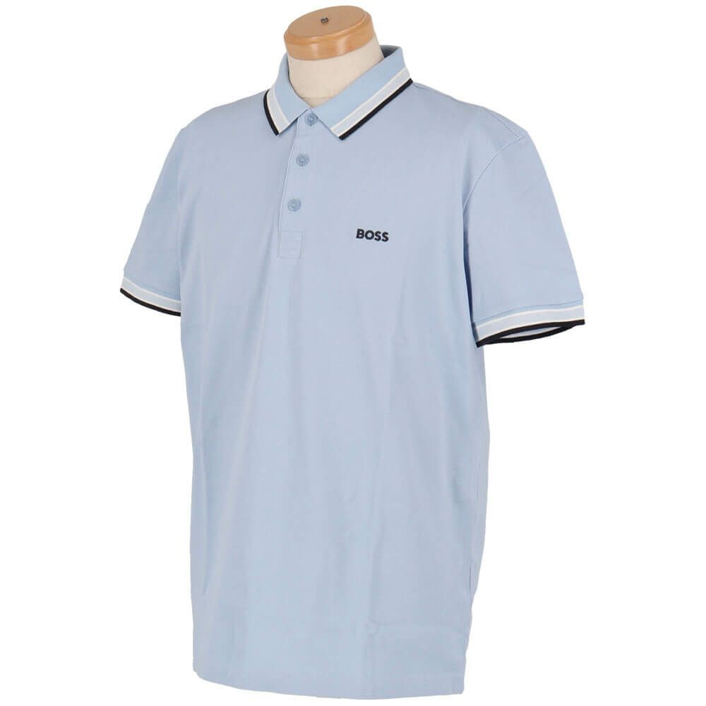 ボス BOSS　Paddy ポロシャツ コットンピケ ロゴアンダーカラー 半袖 ポロシャツ 50469055 画像6