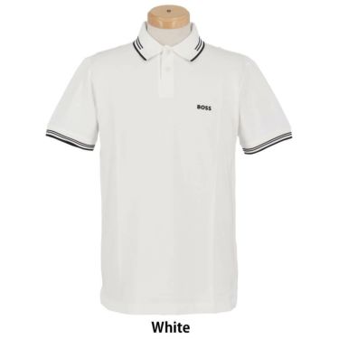 ボス BOSS　ストレッチコットン スリムフィットポロシャツ ロゴ 半袖 ポロシャツ 50506193