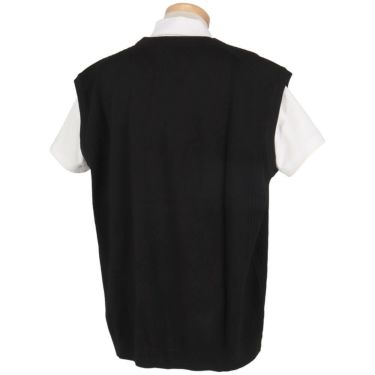 ボス BOSS　編地切替 ロゴ刺繍 Vネック ベスト 50530952 画像5