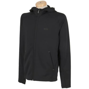 ボス BOSS　アクティブ ストレッチ ジップアップフーディ モイスチャーマネージメント 長袖 フルジップパーカー 50531224 Black 画像3