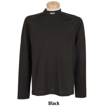 ボス BOSS　ロゴプリント 長袖 モックネックシャツ 50534388