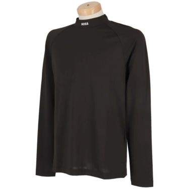 ボス BOSS　ロゴプリント 長袖 モックネックシャツ 50534388 画像3