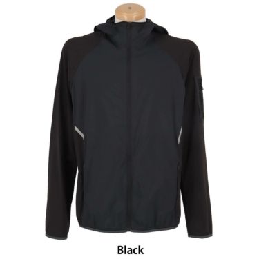 ボス BOSS　撥水 フード付き 長袖 フルジップ ジャケット 50535398 Black