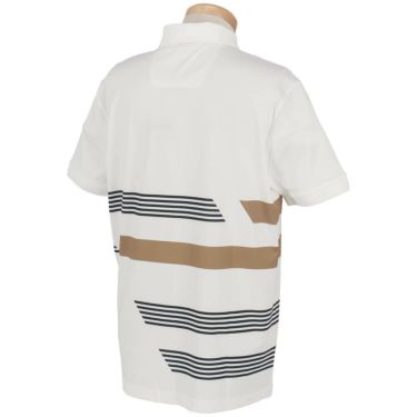 ボス BOSS　Paddy ストレッチジャージー ポロシャツ ストライププリント 半袖 ポロシャツ 50536785 画像3