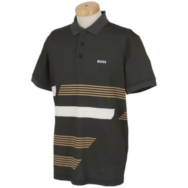 ボス BOSS　Paddy ストレッチジャージー ポロシャツ ストライププリント 半袖 ポロシャツ 50536785 画像6