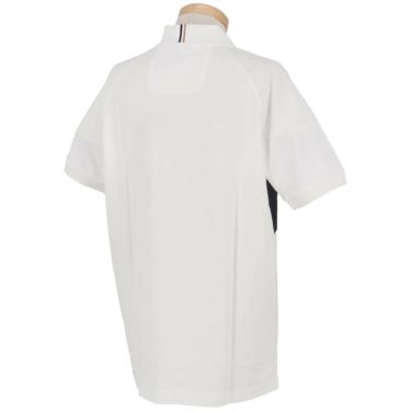 ボス BOSS　アクティブ コットンブレンド ブロックストライプ 半袖 ハーフジップシャツ 50538102 画像3