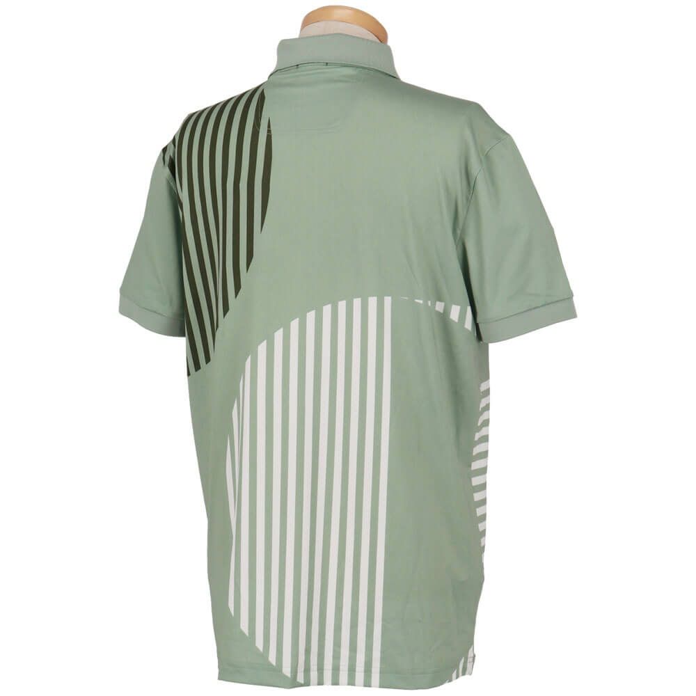 ボス BOSS　Paddy アクティブ ストレッチジャージー デジタルプリント 半袖 ポロシャツ 50538101 OpenGreen 画像3