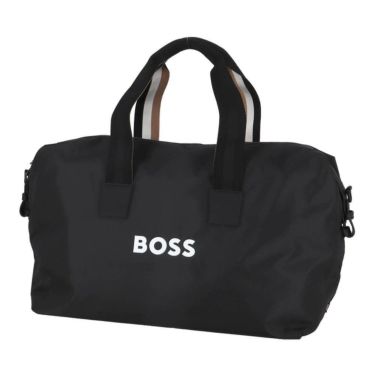 ボス BOSS　コントラストロゴ ホールドオール デタッチャブルストラップ　ボストンバッグ 50511942 001 Black Black