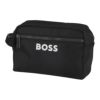 ボス BOSS　コントラストロゴ　トラベルポーチ 50529212 001 Black Black